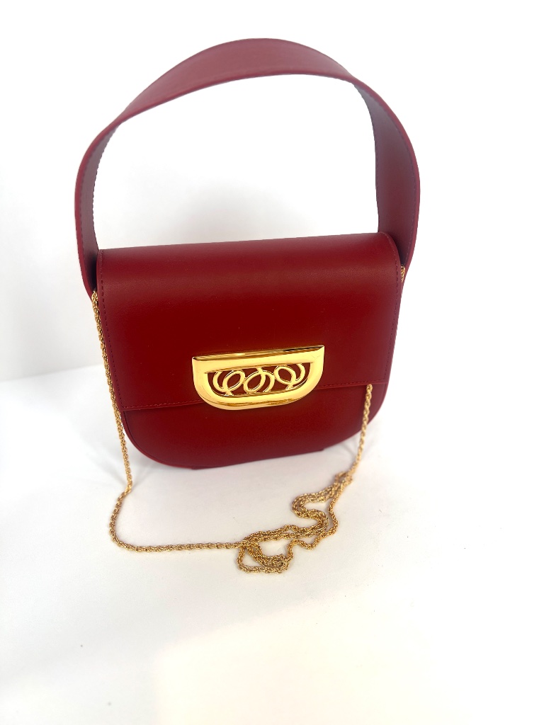 Destree Martin 100% Calfskin Red Small Shoulder Bag — image 5 of 8
